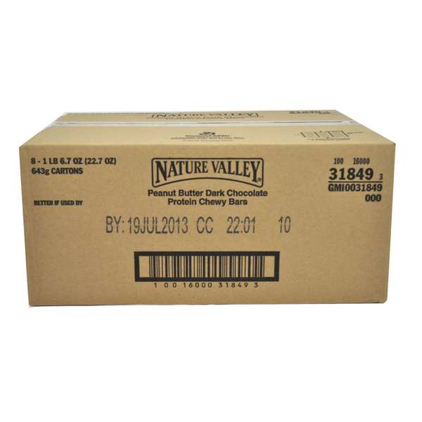 Nature Valley Peanut Butter Dark Chocolate Chewy Protein Bar 1.42 oz., PK128 16000-31849